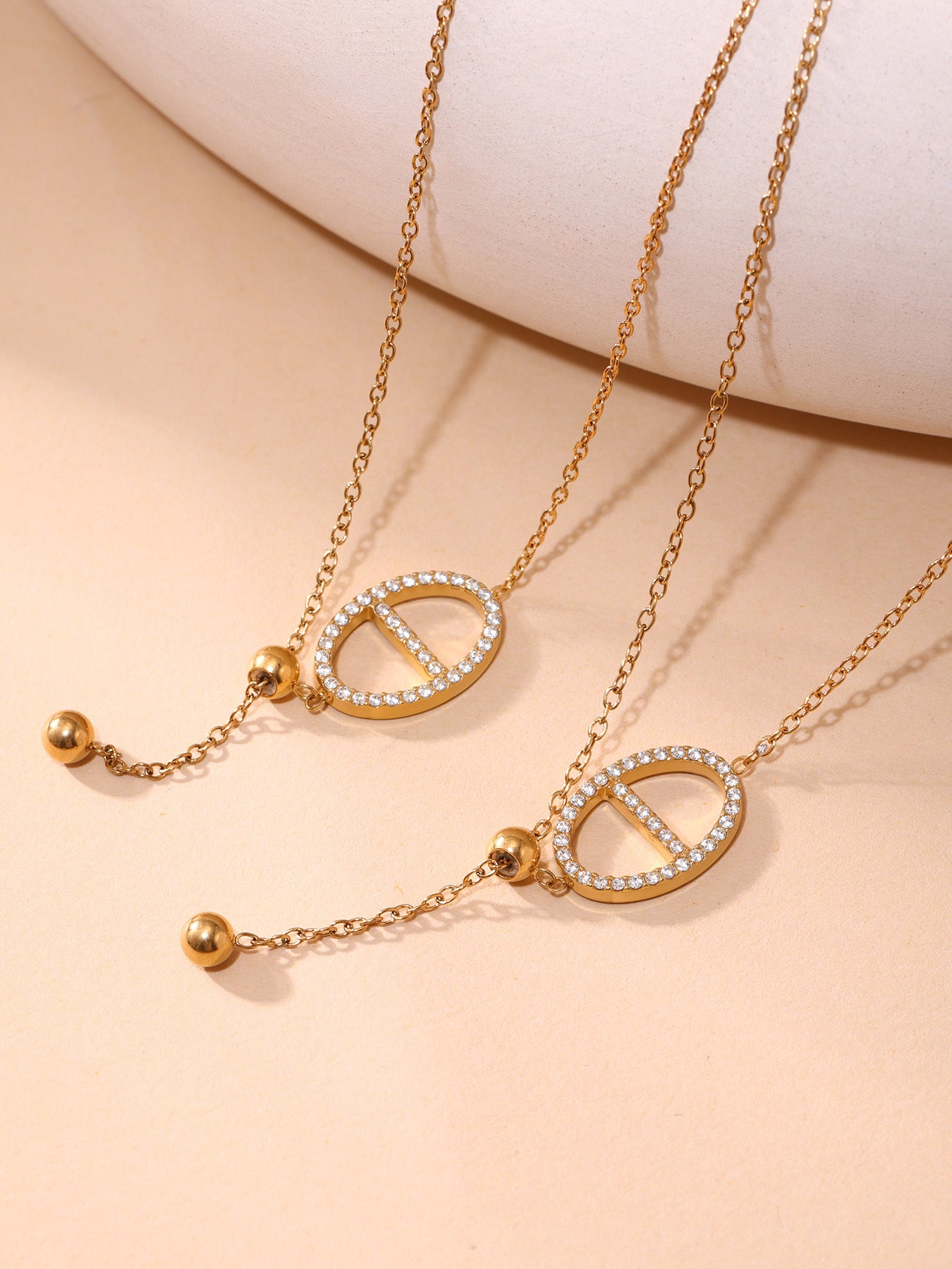 Planderful Zircon Tassel Clavicle Necklace Luxury For Women