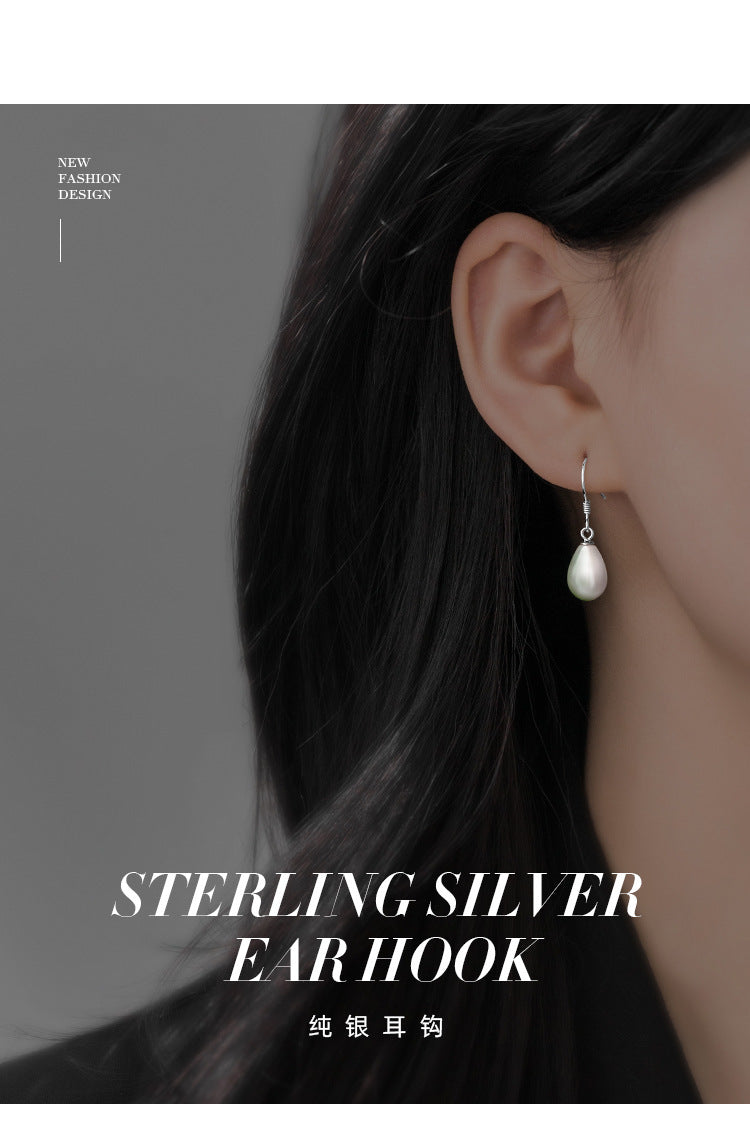 Vintage Pearl 925 Sterling Silver Women's Earrings