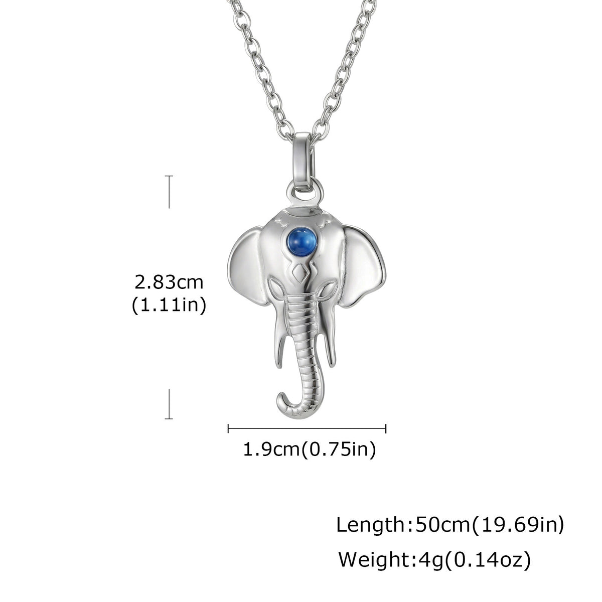Elephant Stainless Steel Pendant