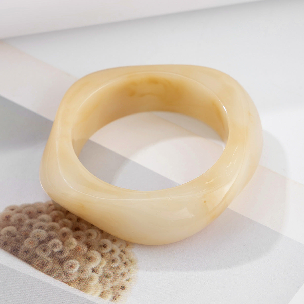 Smudged Irregular Acrylic Bracelet Exaggerated Geometric Bracelet
