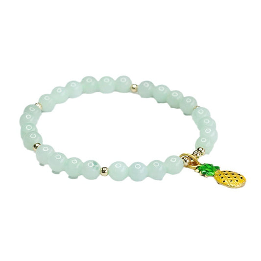 Jadeite Round Bead Style 5 Bracelet