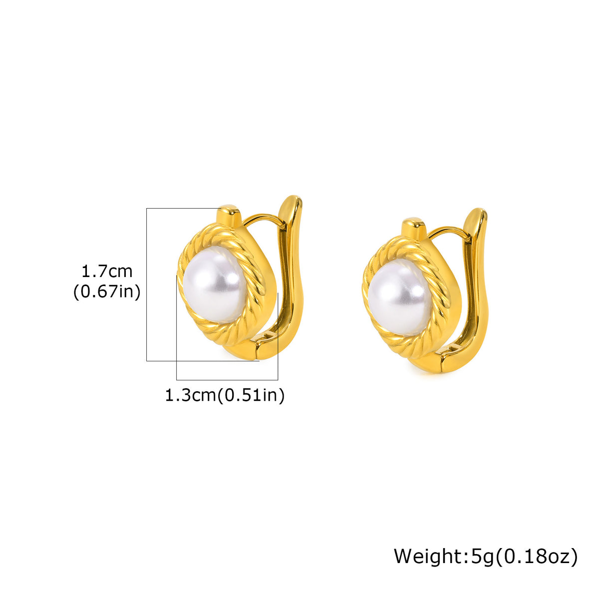 Stainless Steel Opal & Pearl Earrings — Three Styles