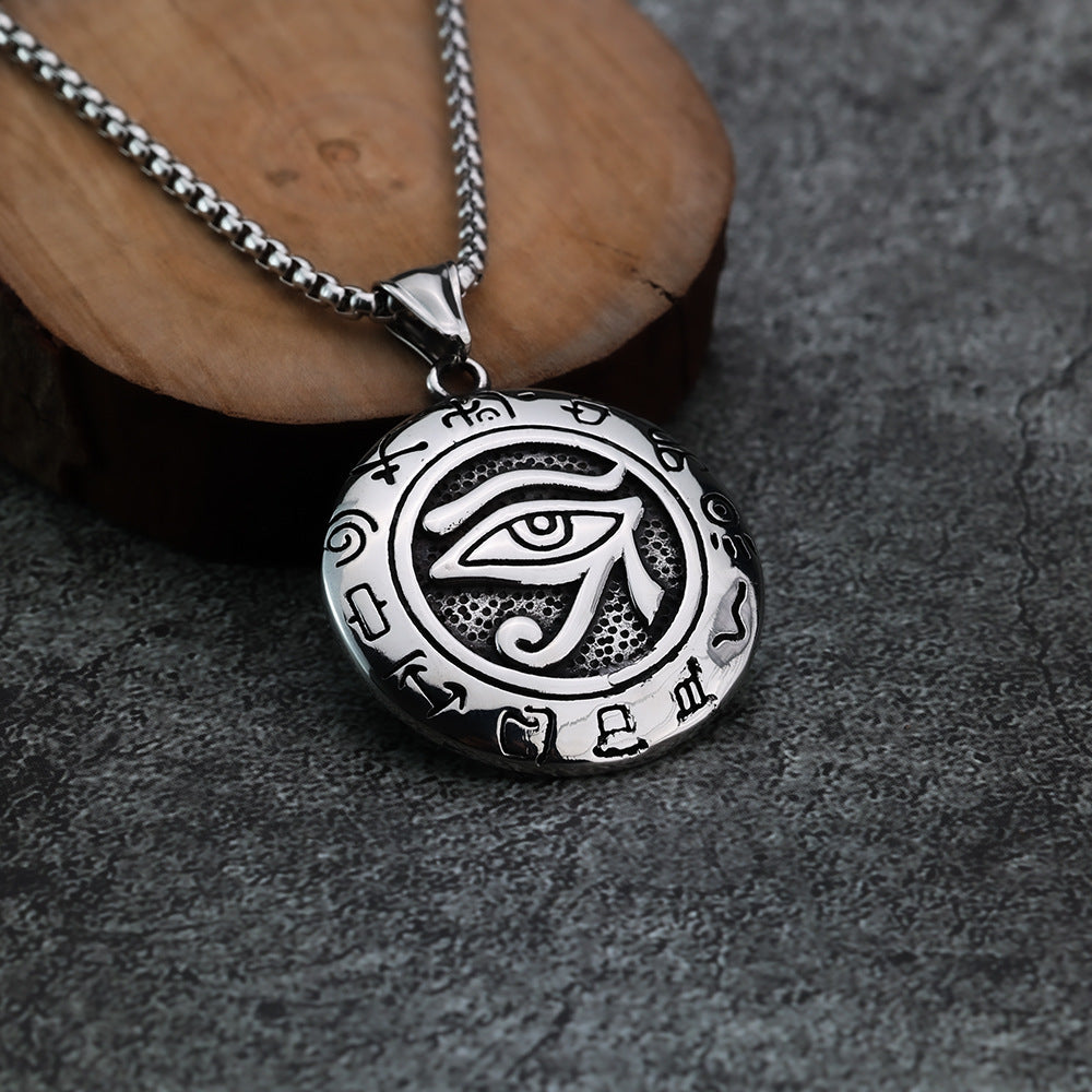 European And American Style Fashion Eye Of Horus Rune Pendant