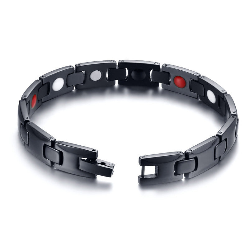 Four-Element Magnetic Titanium Bracelet