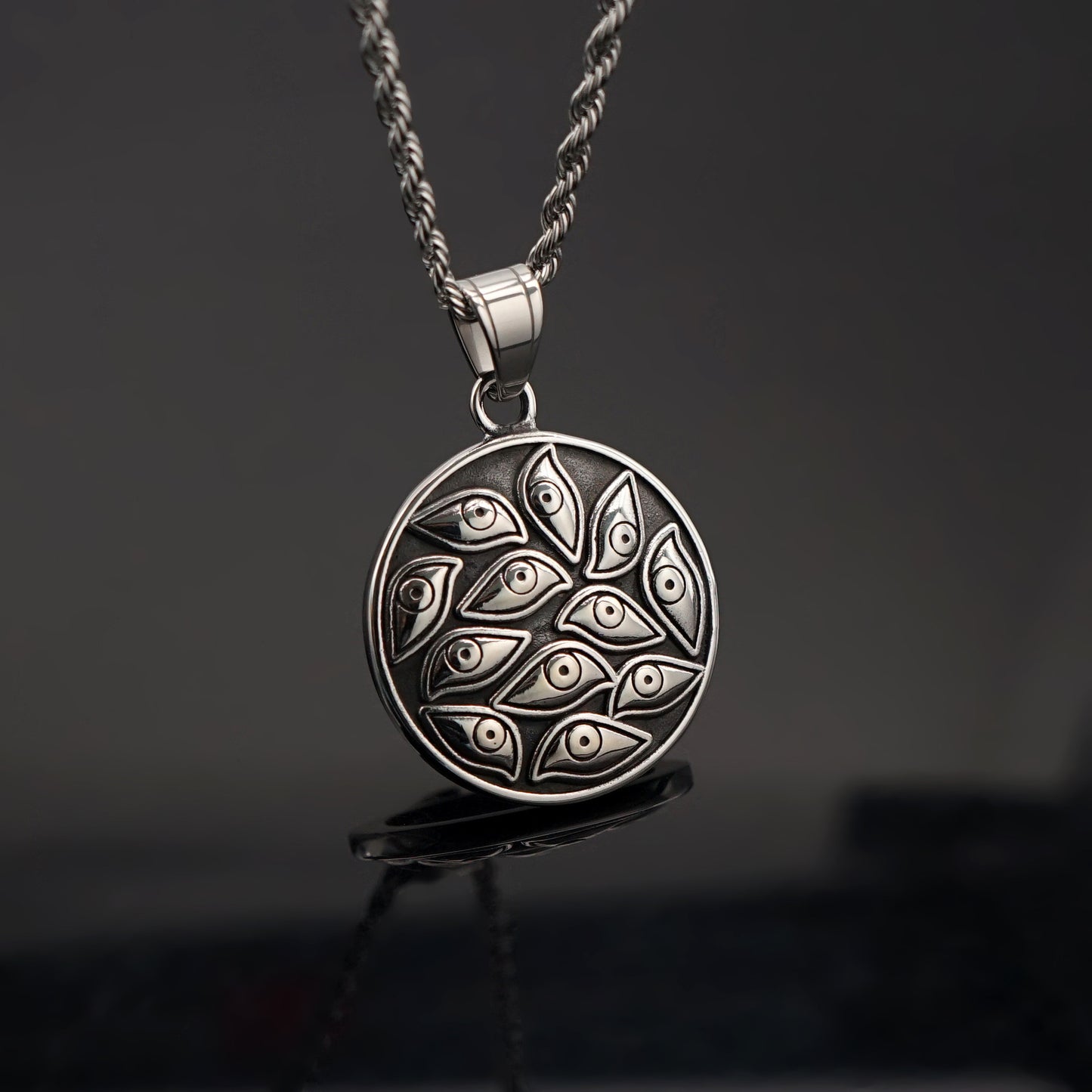 Steel Necklace – Vintage Men's Pendant