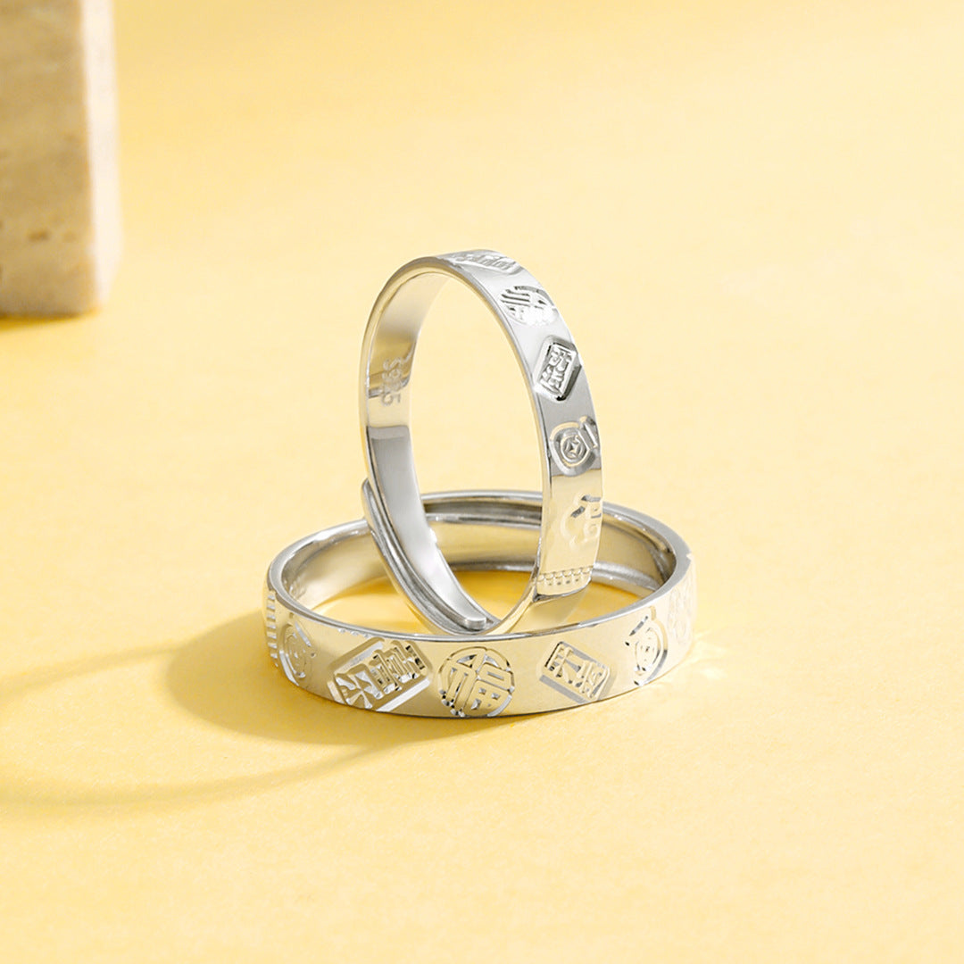 Planderful Everyday Genie – Internet Celebrity Hit S925 Sterling Silver Ring for Joy and Happiness