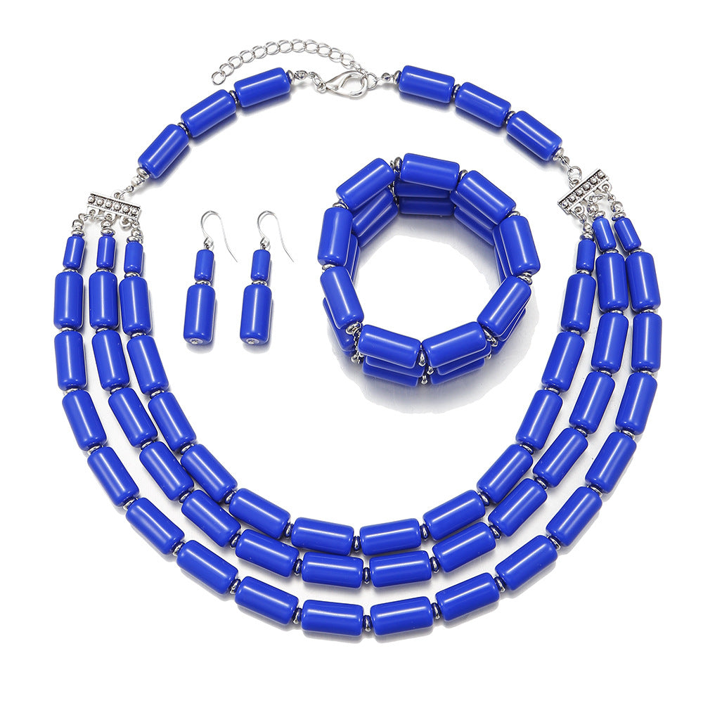 Savanna Rhythms Black Style Jewelry Set