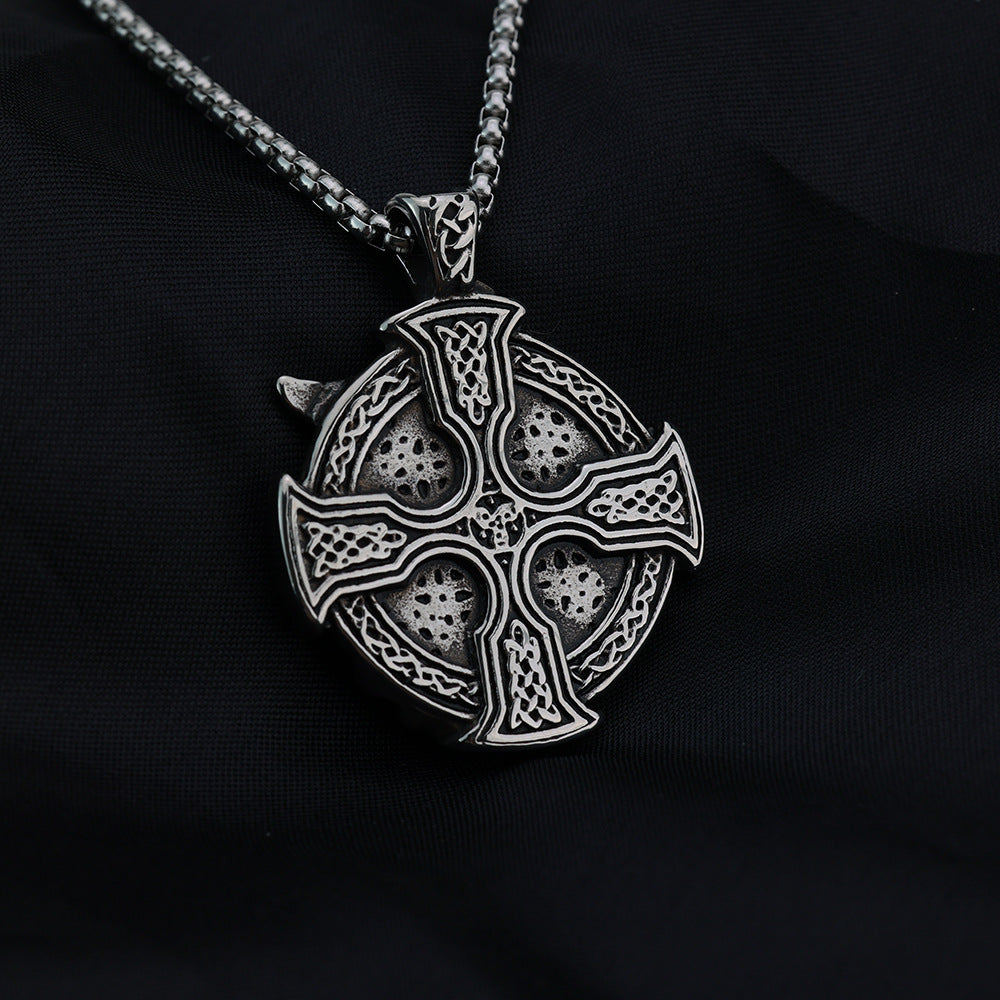 Planderful Stainless Steel Viking Odin Necklace For Men Nordic Pendant Heritage And Symbolism