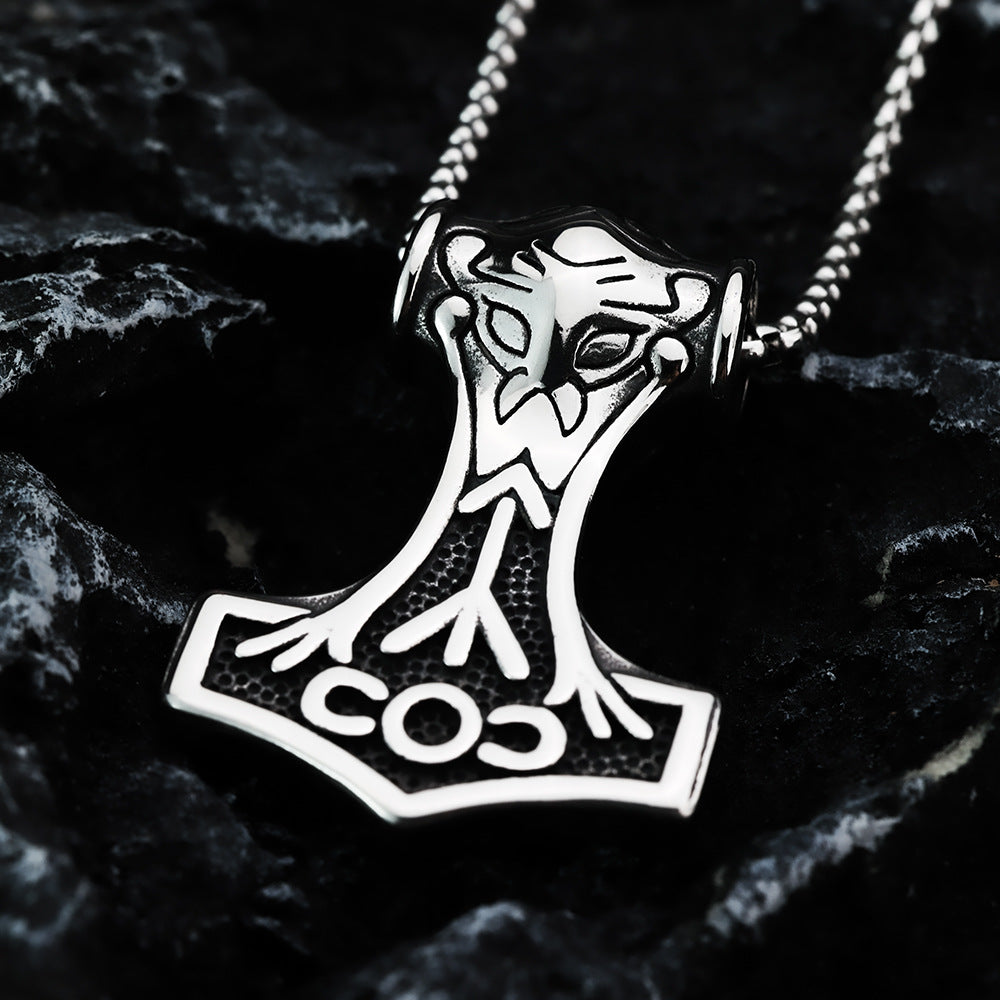 European And American Retro Stainless Steel Men's Pendant