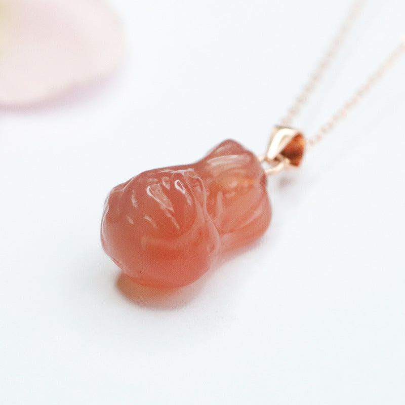 Yanyuan Agate Cabbage 925 Silver Pendant — No Chain