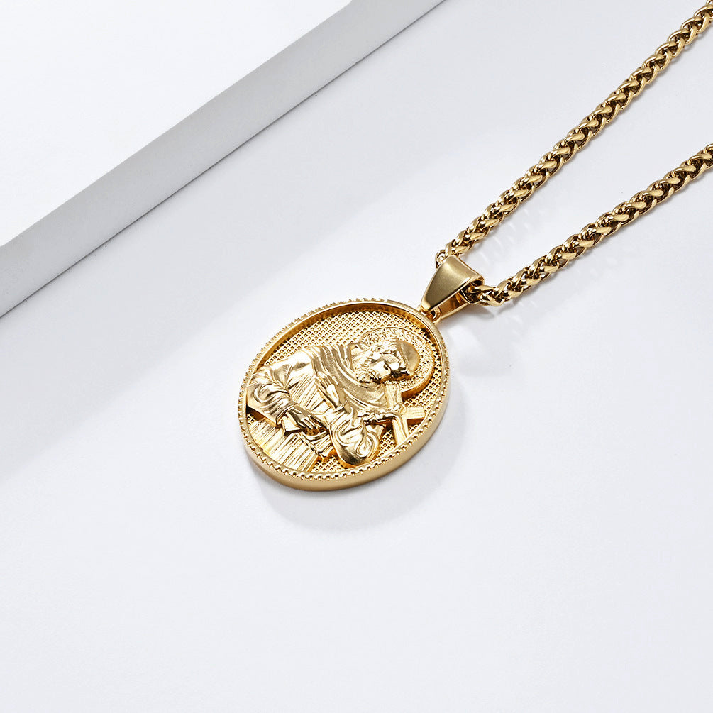 European And American Virgin Mary Pendant For Men Gifts