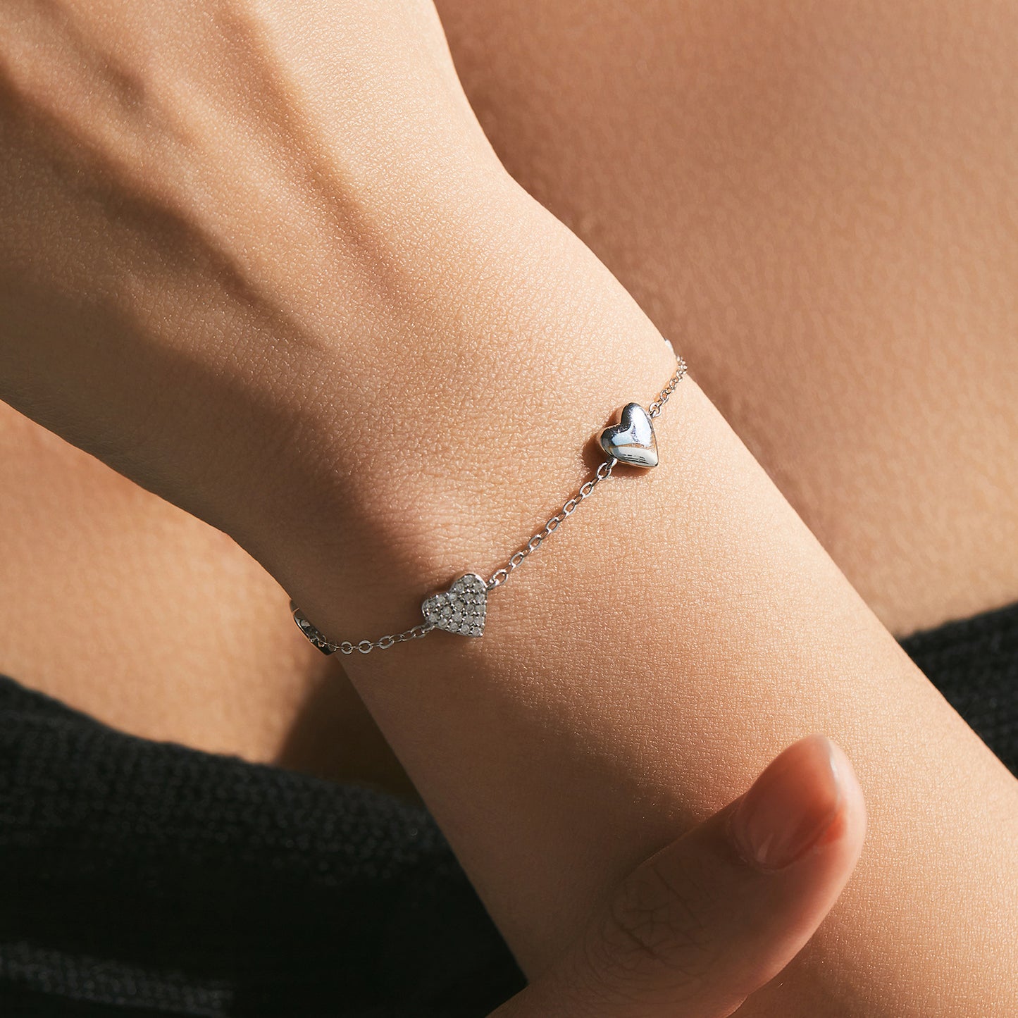 Planderful Everyday Genie Bracelet – Elegant Zircon Love Design