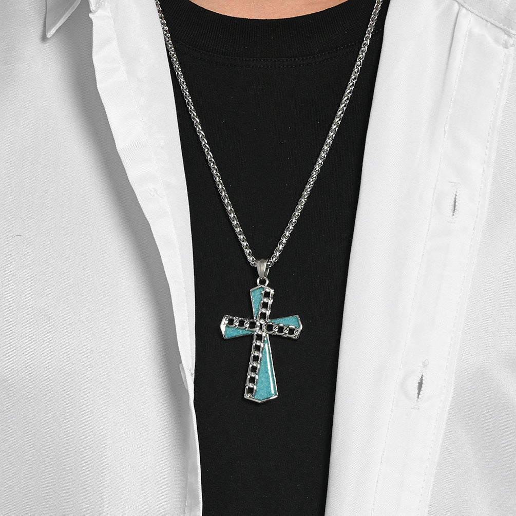 Stainless Steel Cross Necklace
