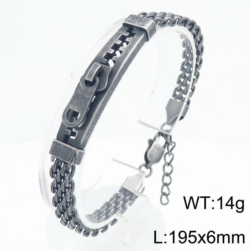 Bent Piece – Design – Zipper Shape Bracelet