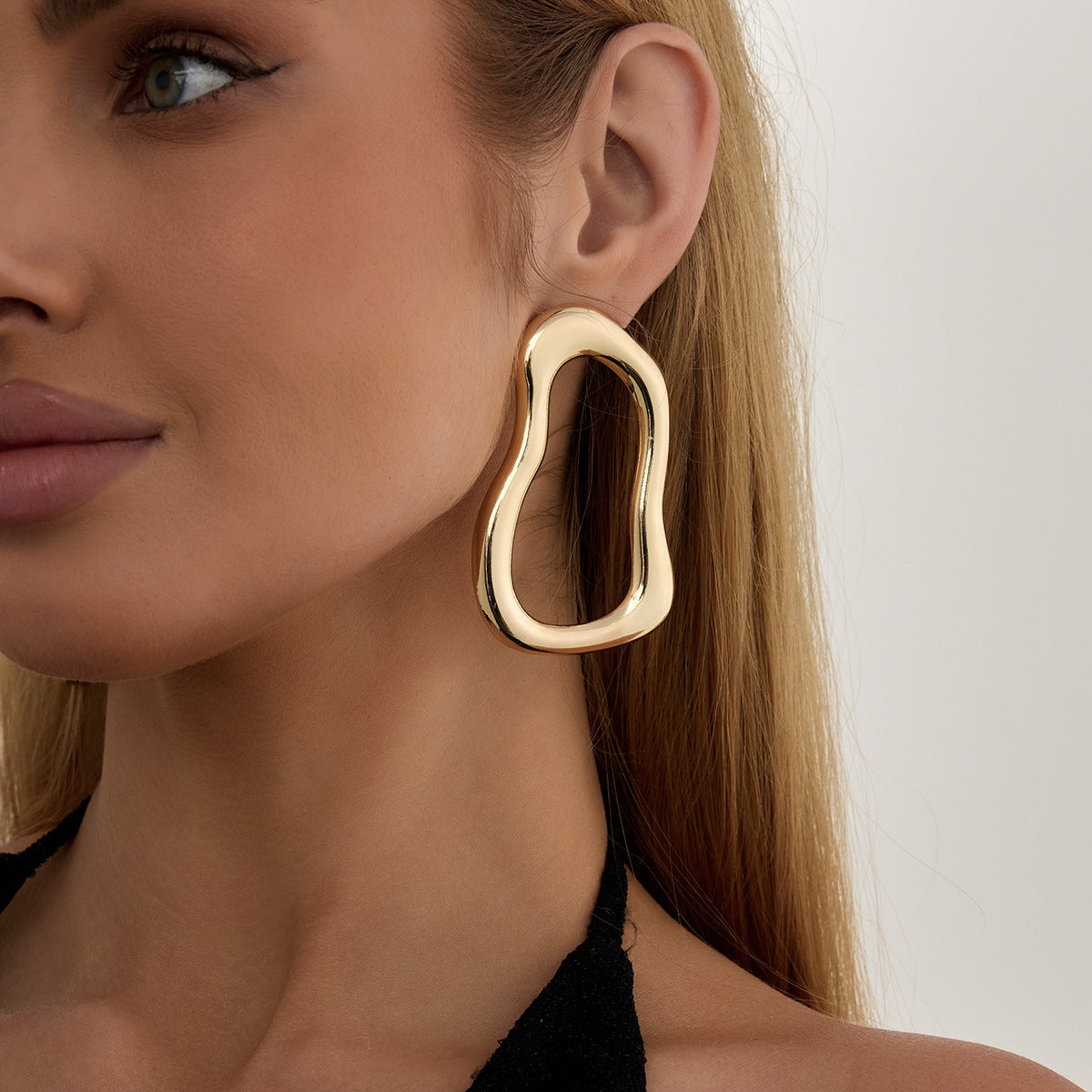 Snake Shaped Exaggerated Long Twist Earrings Planderful Vienna Verve For Women Hollow Geometric Statement
