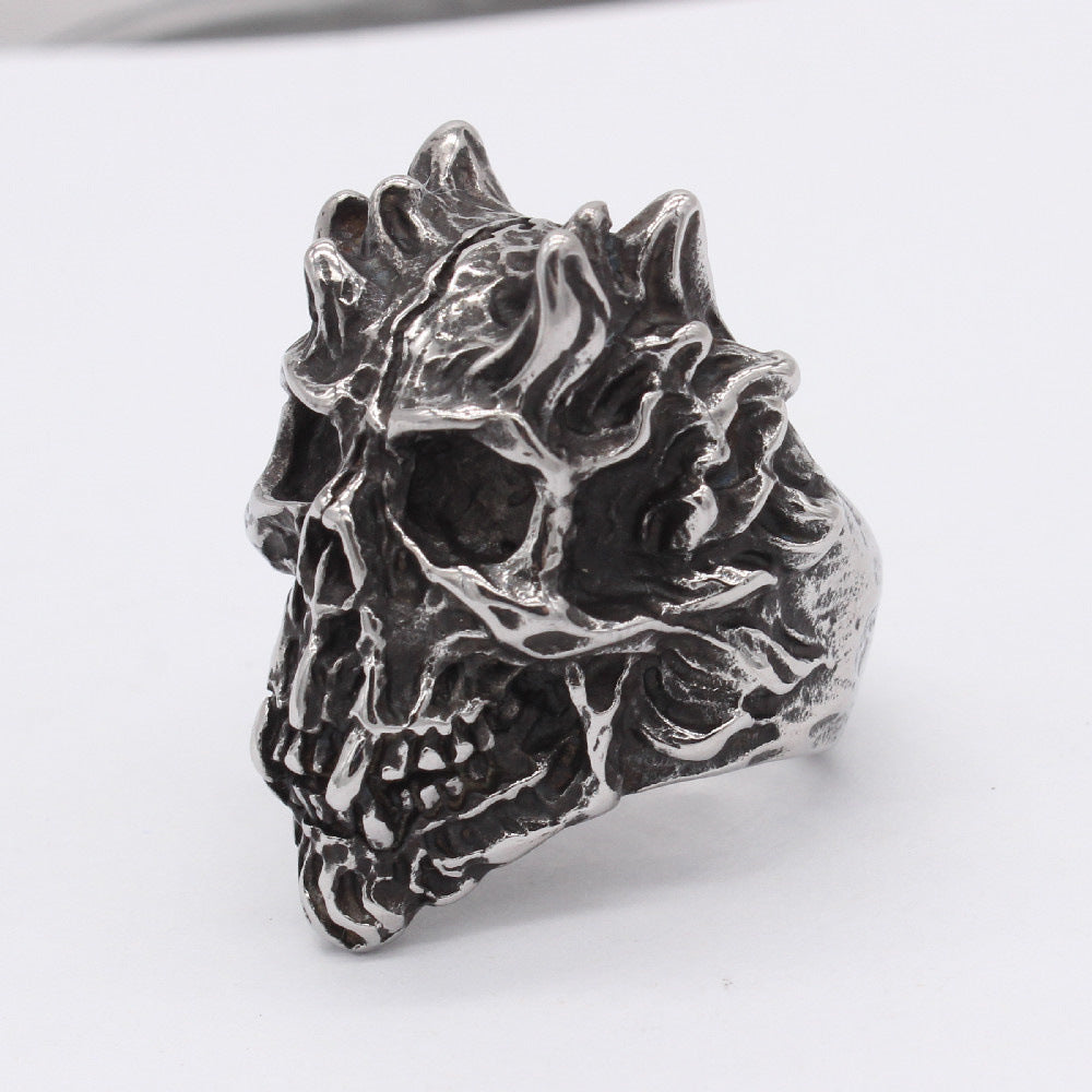 Devil Skull Titanium Steel Ring