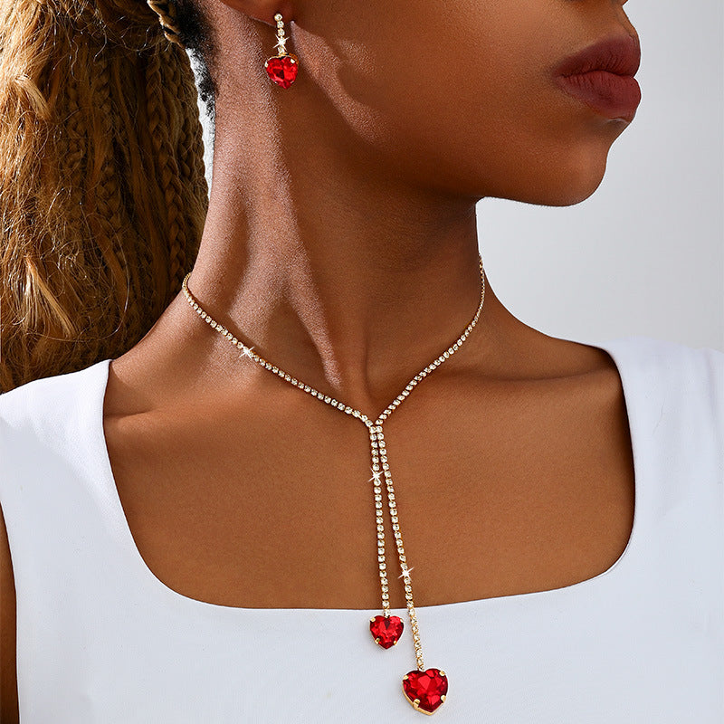 Fashionable Metal Love Flash Jewelry Set by Planderful