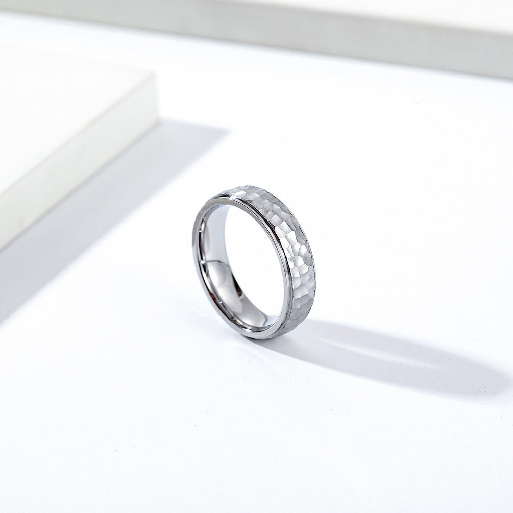 Steel Ring - Minimalist Neutral Cold Style Unisex