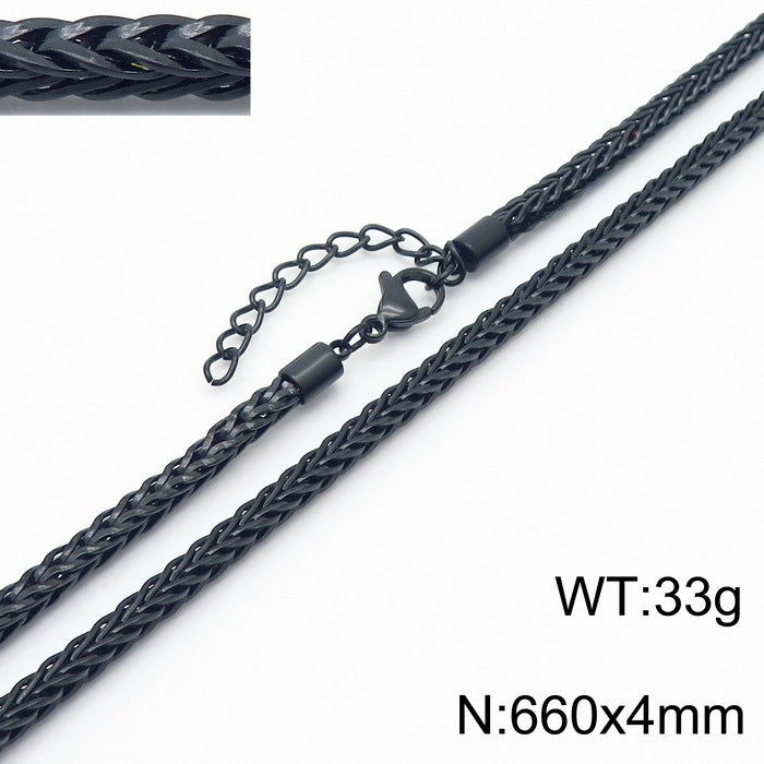 Autumn Product, Korean Version Of Street Shot Positive And Negative Keel Necklace