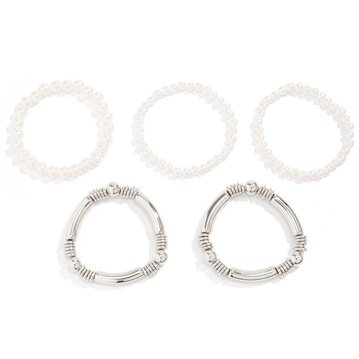 Planderful Beaded Bracelet Set for Women Versatile Exaggerated Multi Layer Design Statement Jewelry Vienna Verve