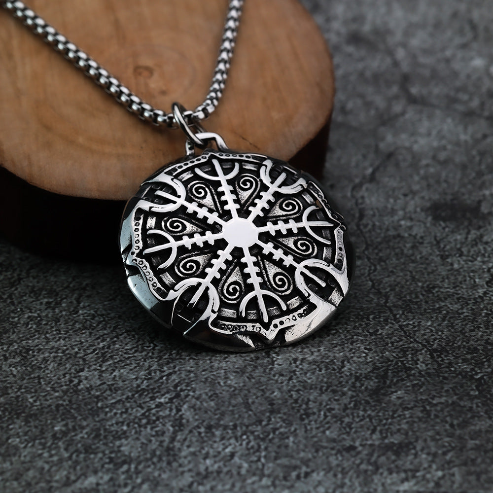 European And American Style Personalized Compass Viking Pendant