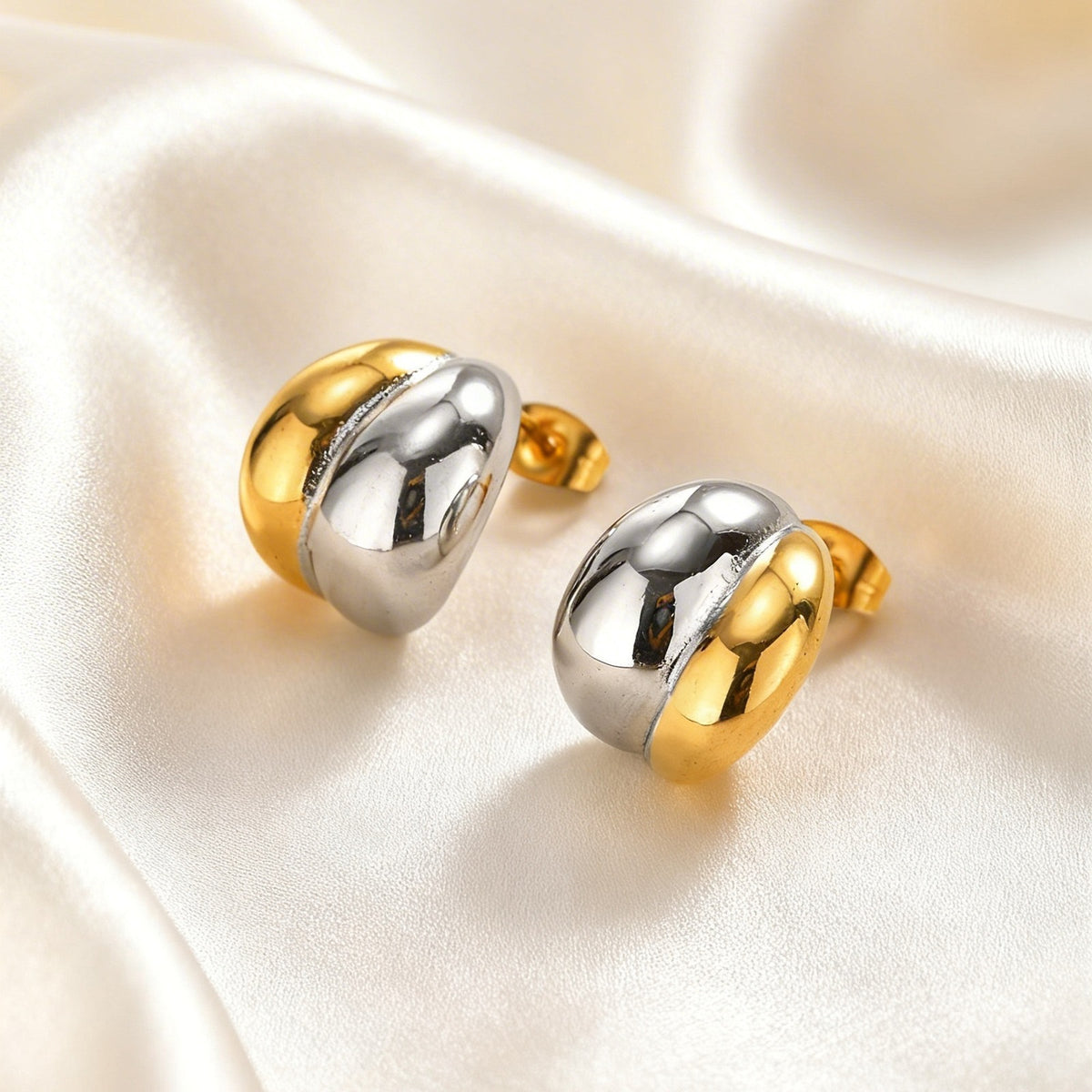 Stainless Steel Geometric Earrings