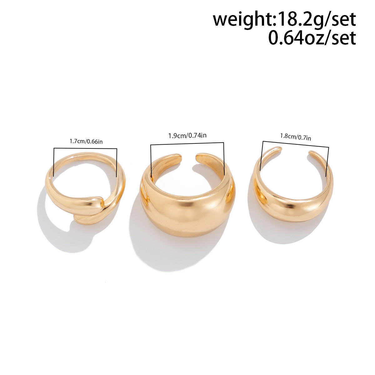 Planderful Vienna Verve Geometric Open Ring Lava Metal Texture For Modern Fashion Lovers