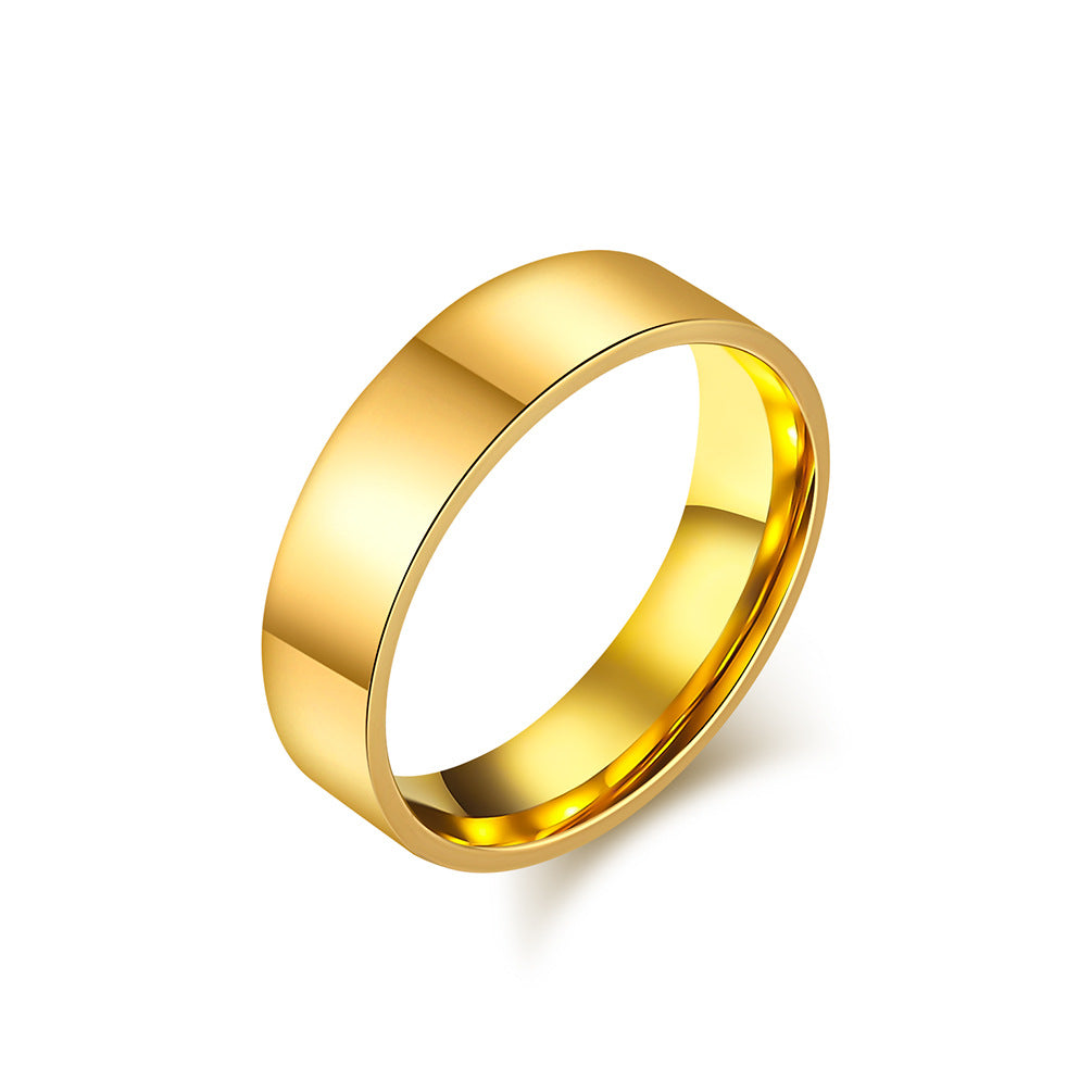 Modern Stainless Steel Ring — Gold / Silver / Black