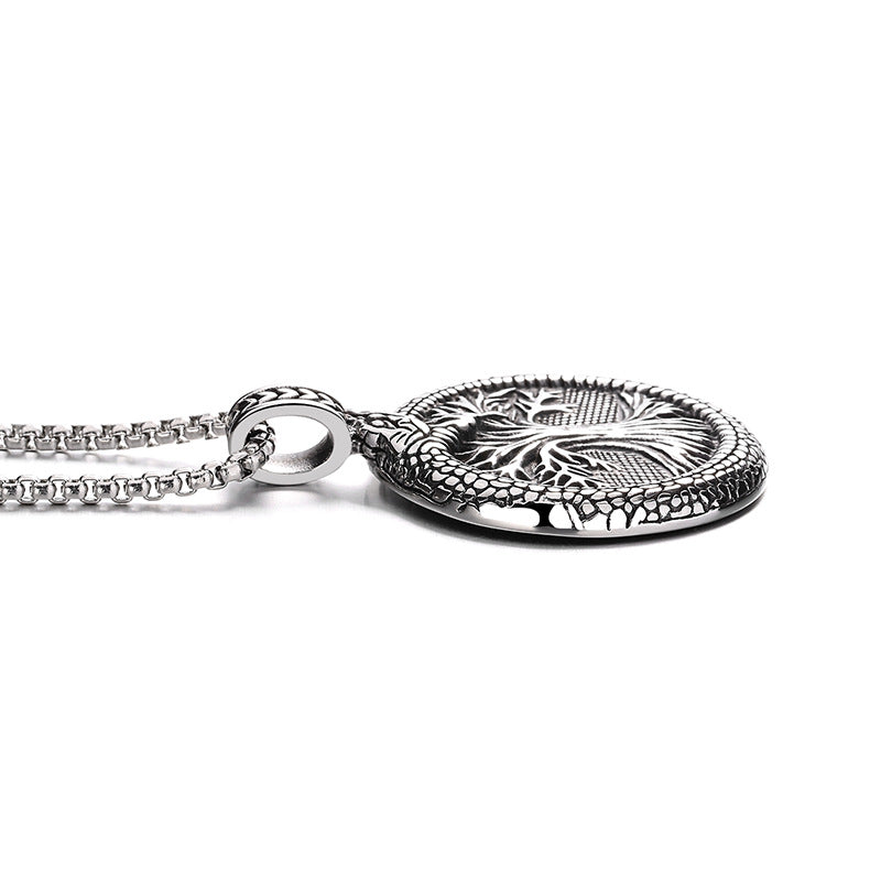 Stainless Steel Necklace – Elegant Tree Of Life Pendant