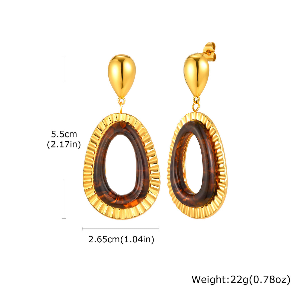 Stainless Steel Vintage Earrings