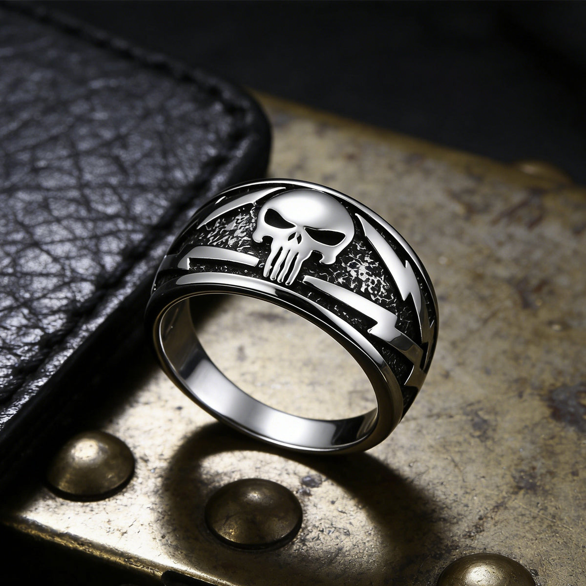 Titanium Steel Vintage-Inspired Ring
