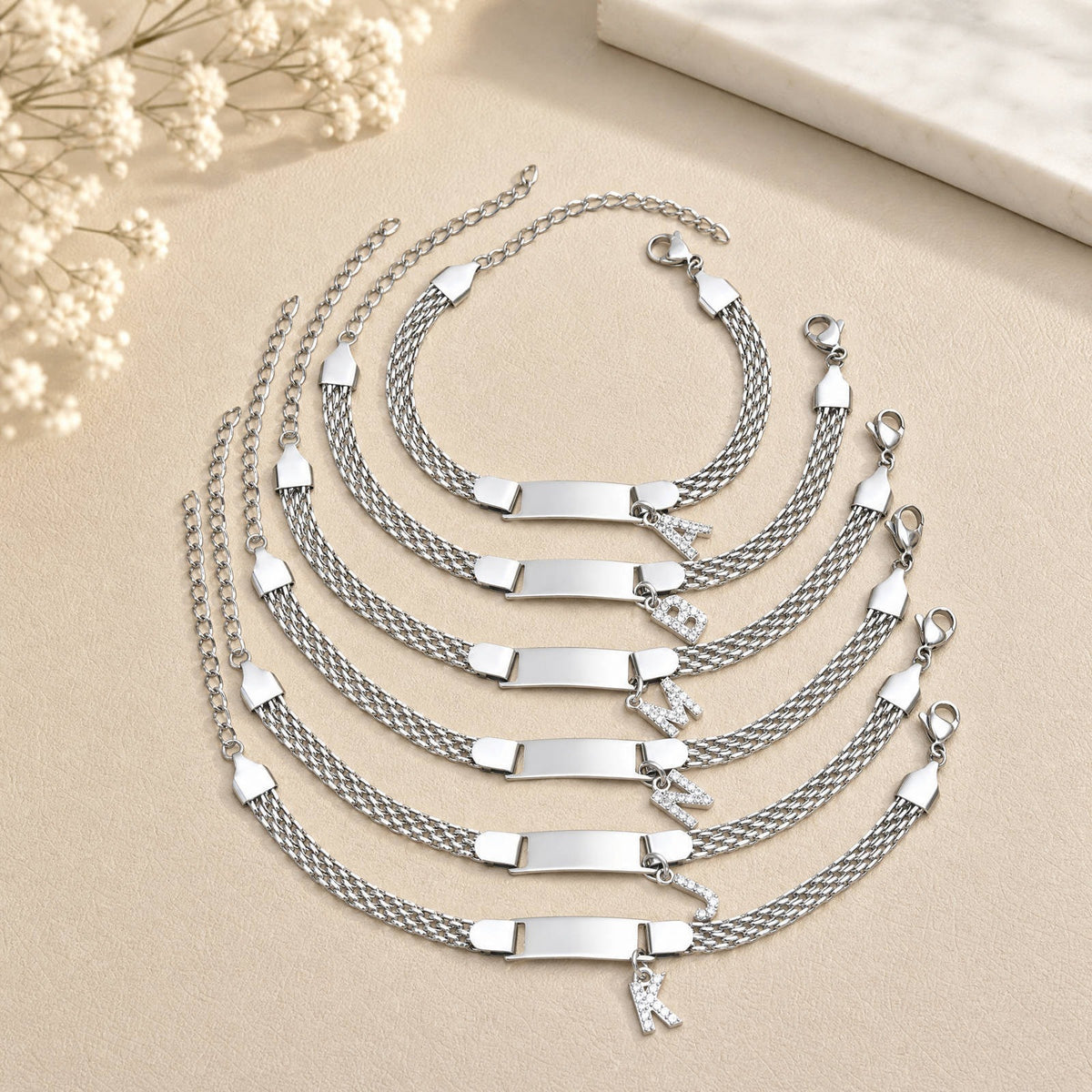 Zircon Stainless Steel Bracelet