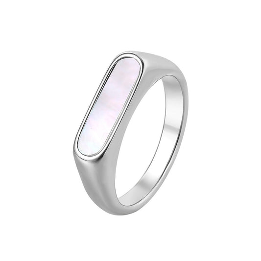 Planderful Minimalist Titanium Steel Ring For Women And Unisex Protection Statement Everyday Genie