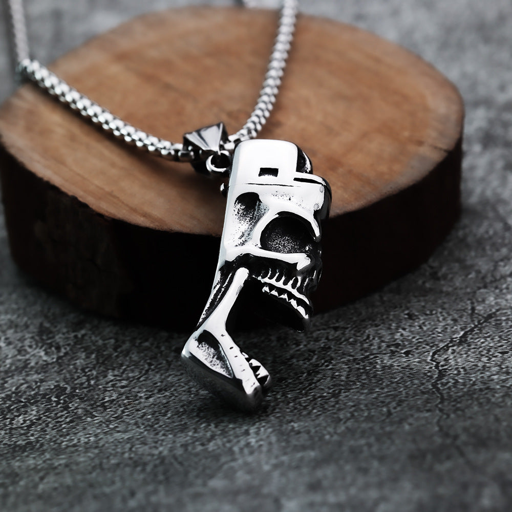 Skull Stainless Steel Men's Pendant Necklace