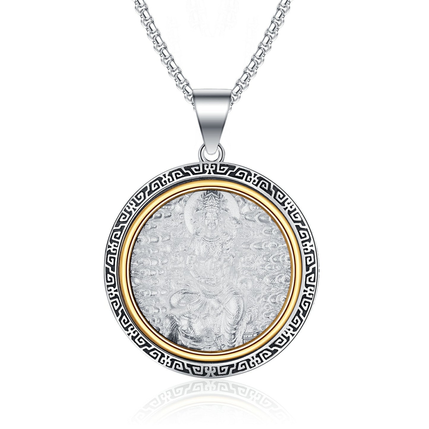 Stainless Steel Necklace – Dainty Zodiac Buddha Charms