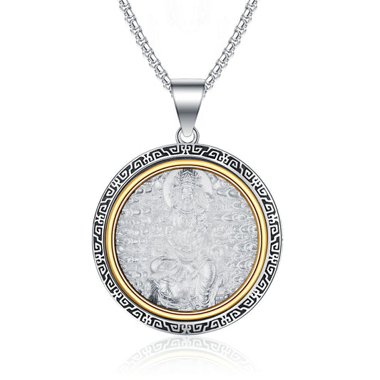 Stainless Steel Necklace – Dainty Zodiac Buddha Charms