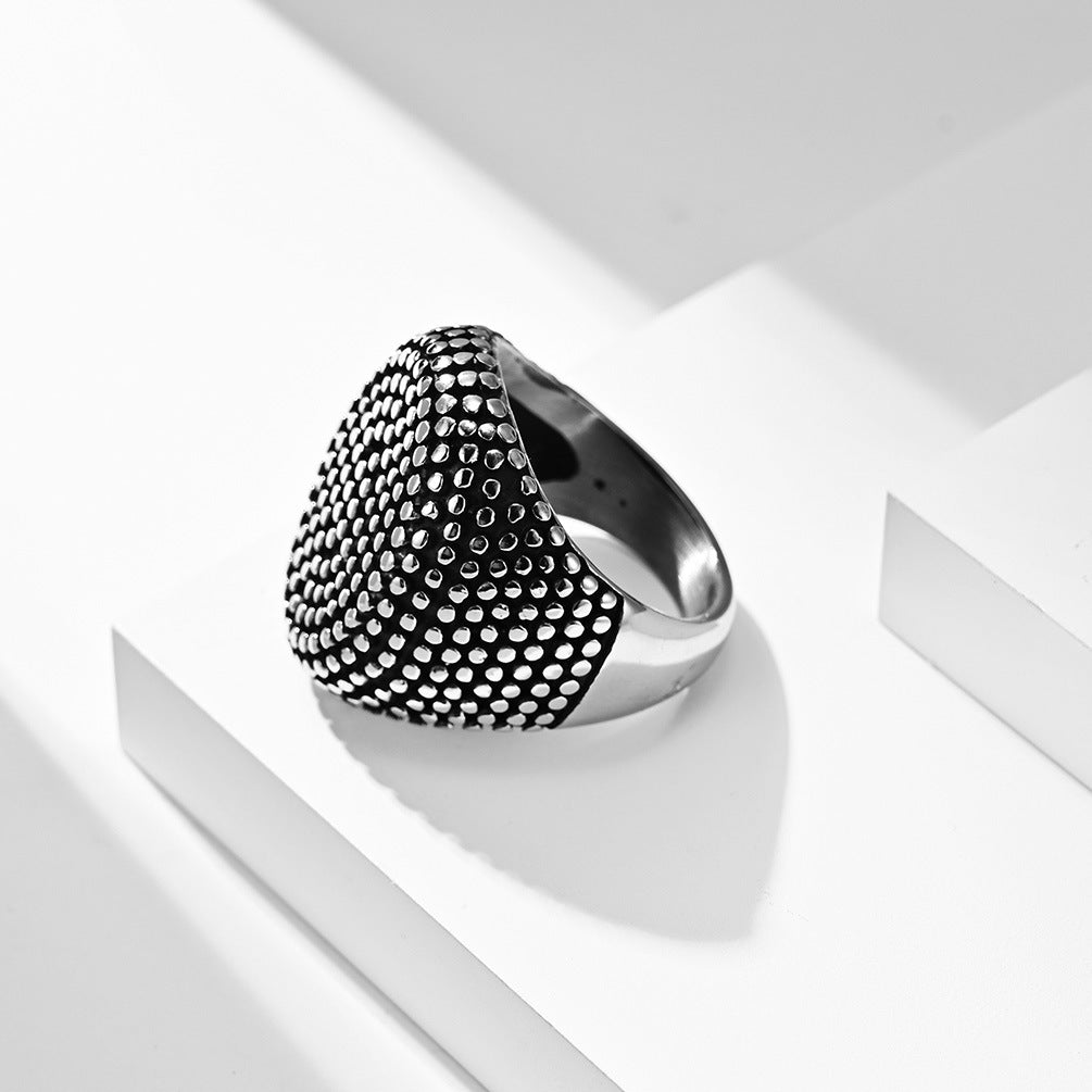 European And American Style Titanium Steel Ring For Men