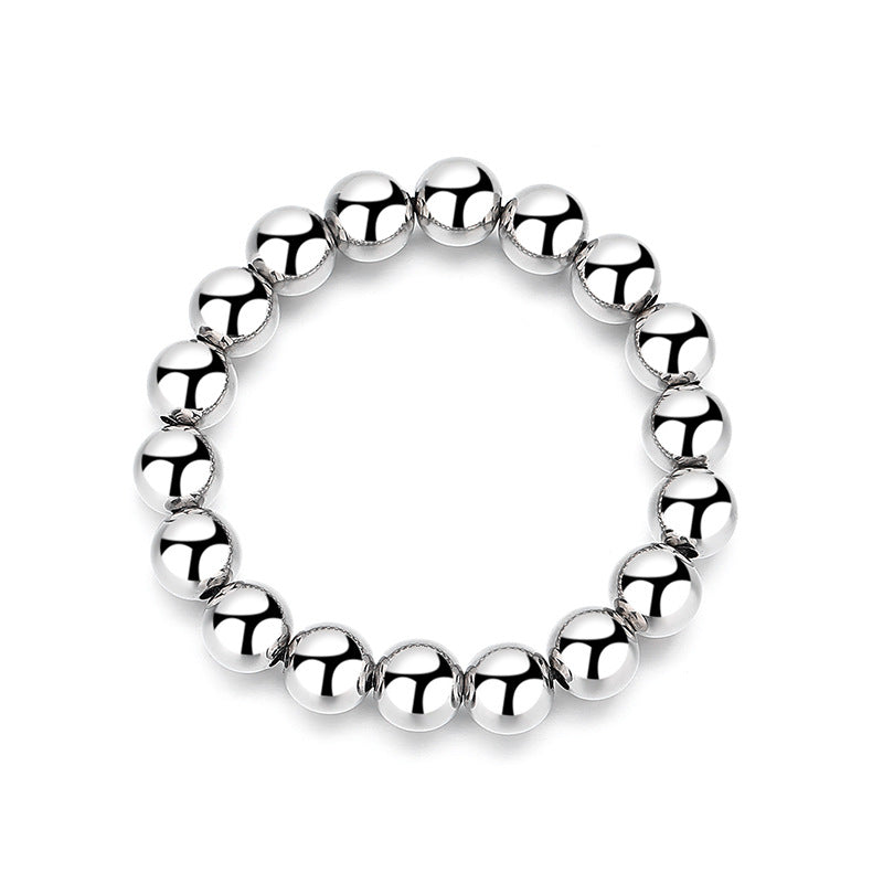 Steel Bracelet – Minimalist Bead Bracelet