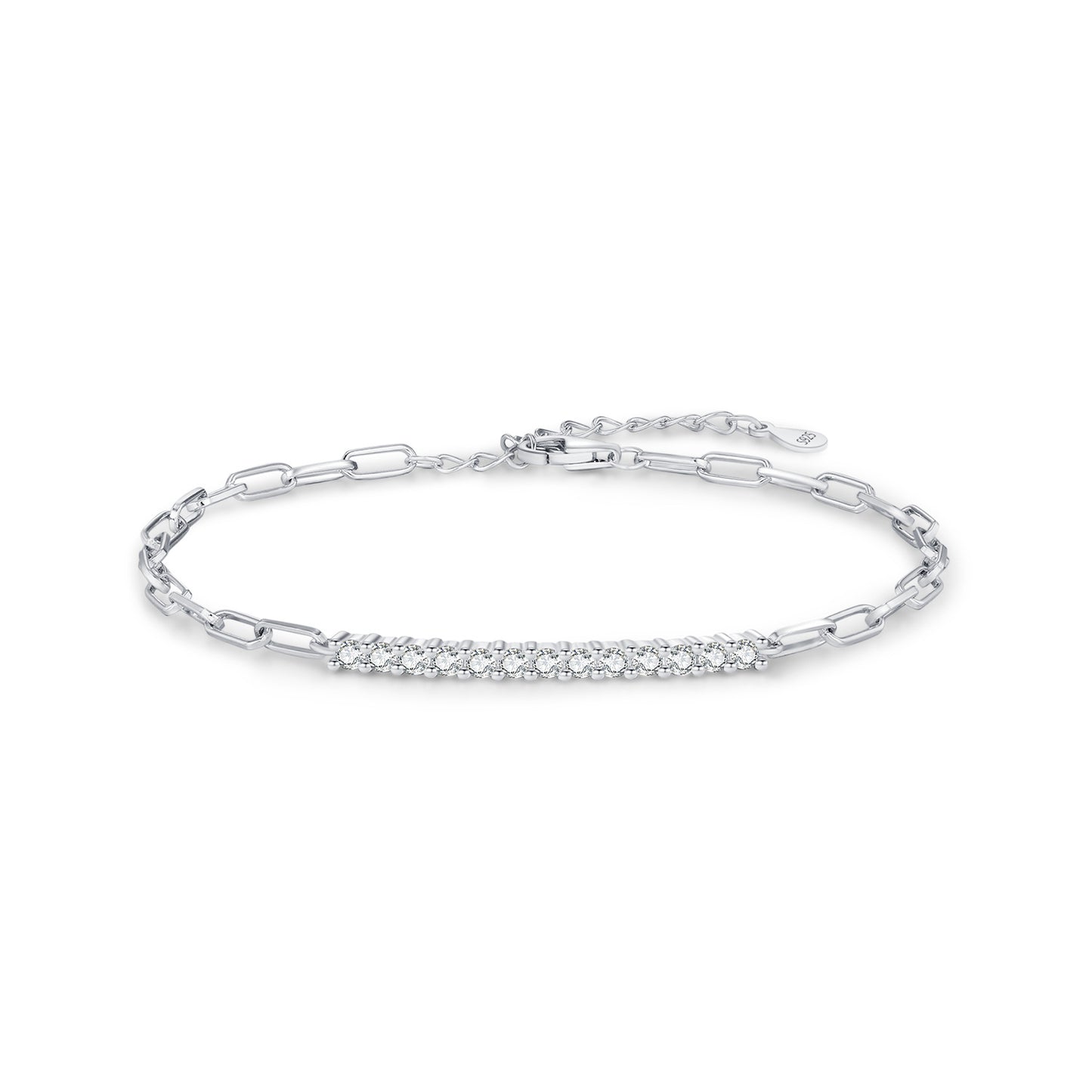 Planderful Moissanite Diamond Bracelet – Personalized Light Luxury Design