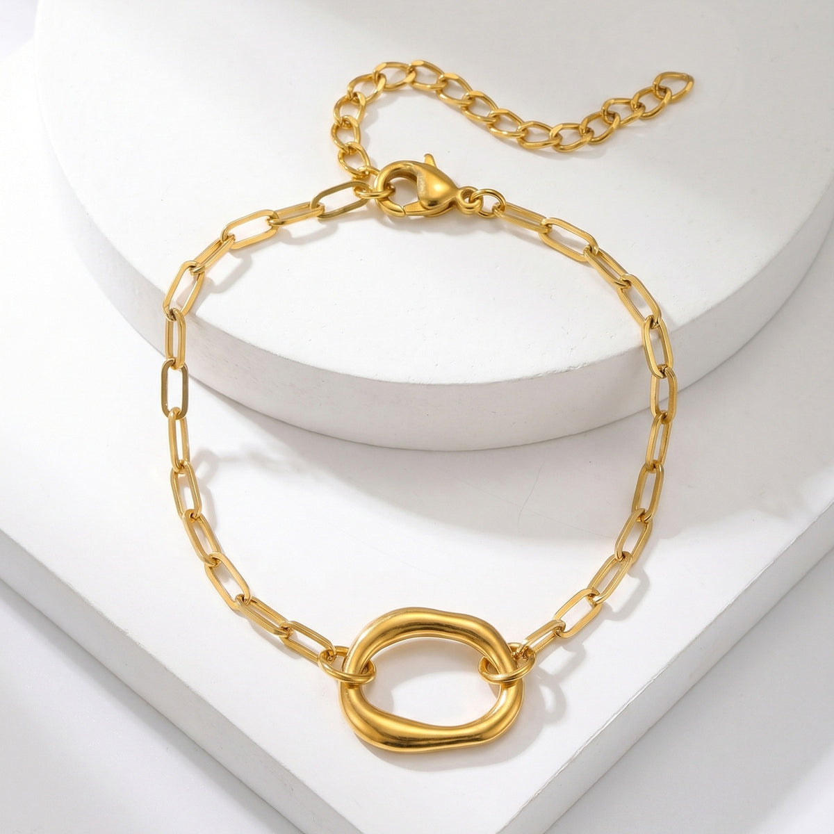 Geometric Stainless Steel Bracelet