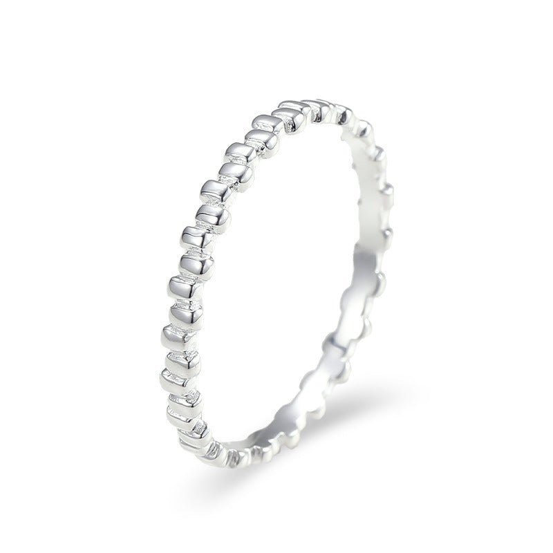 Minimalist Solid 925 Sterling Silver Ring