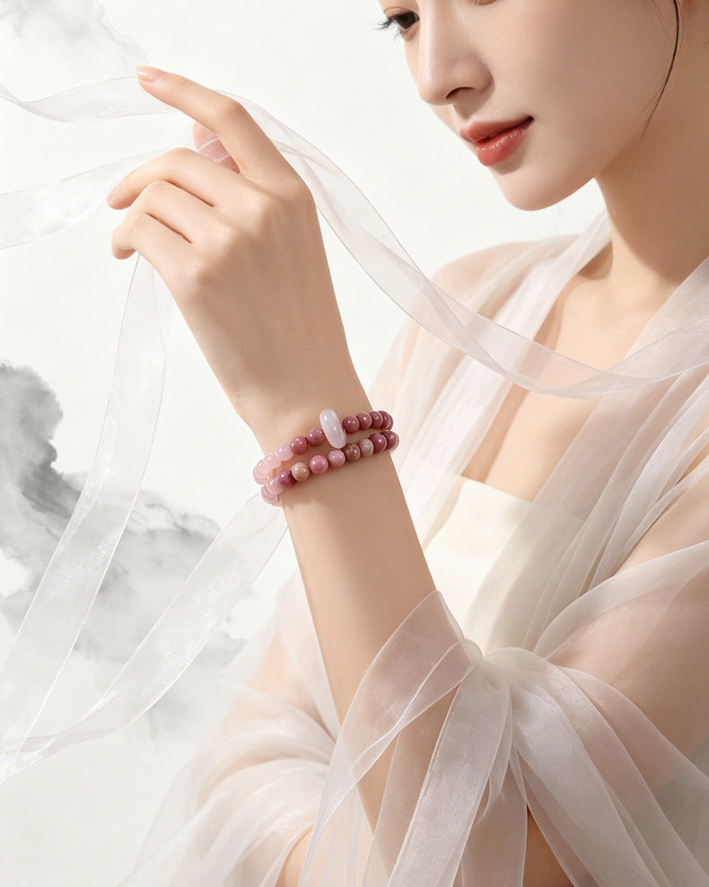 Agate Celestial Double-Wrap Bracelet