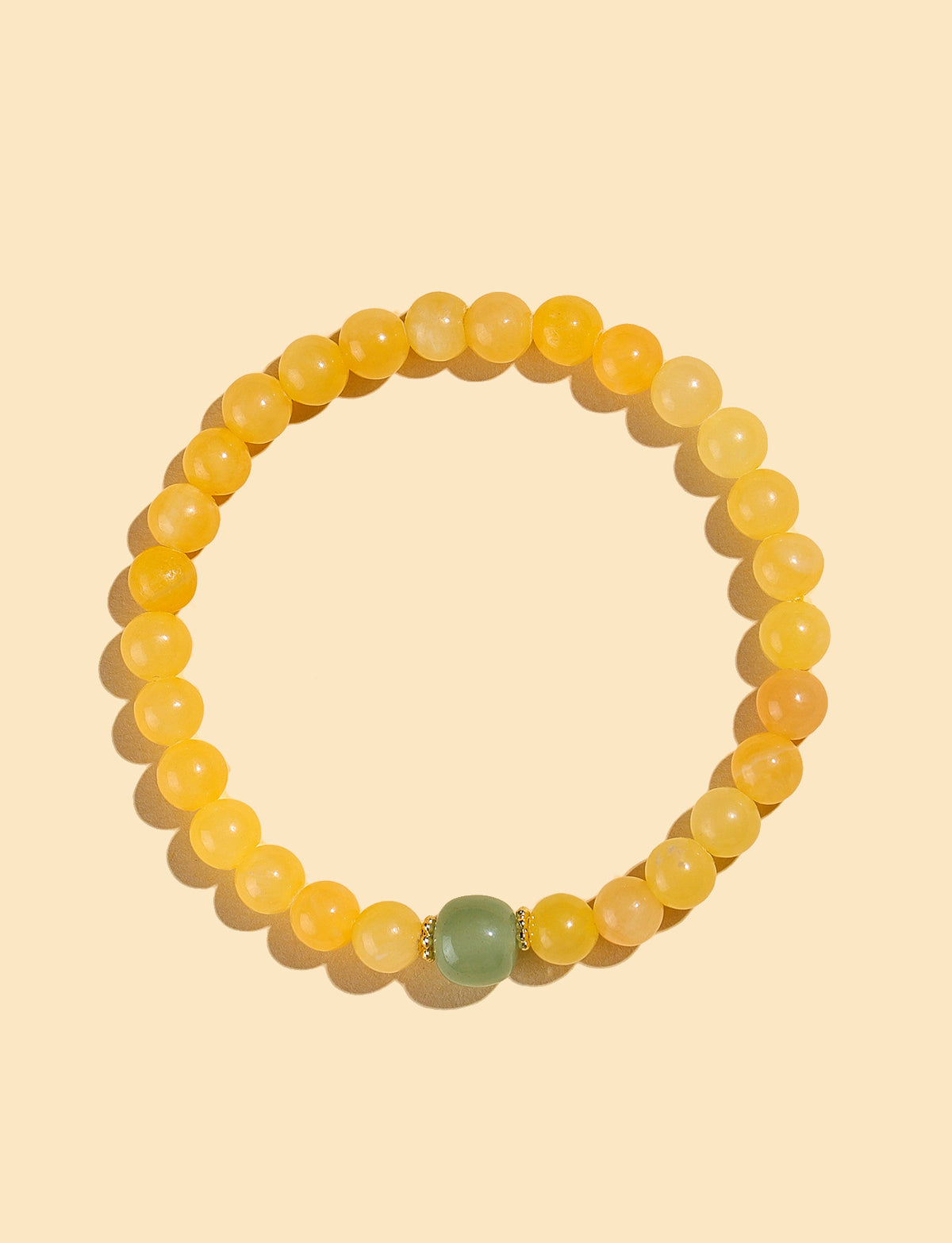 Topaz & Aventurine Double-Wrap Bracelet