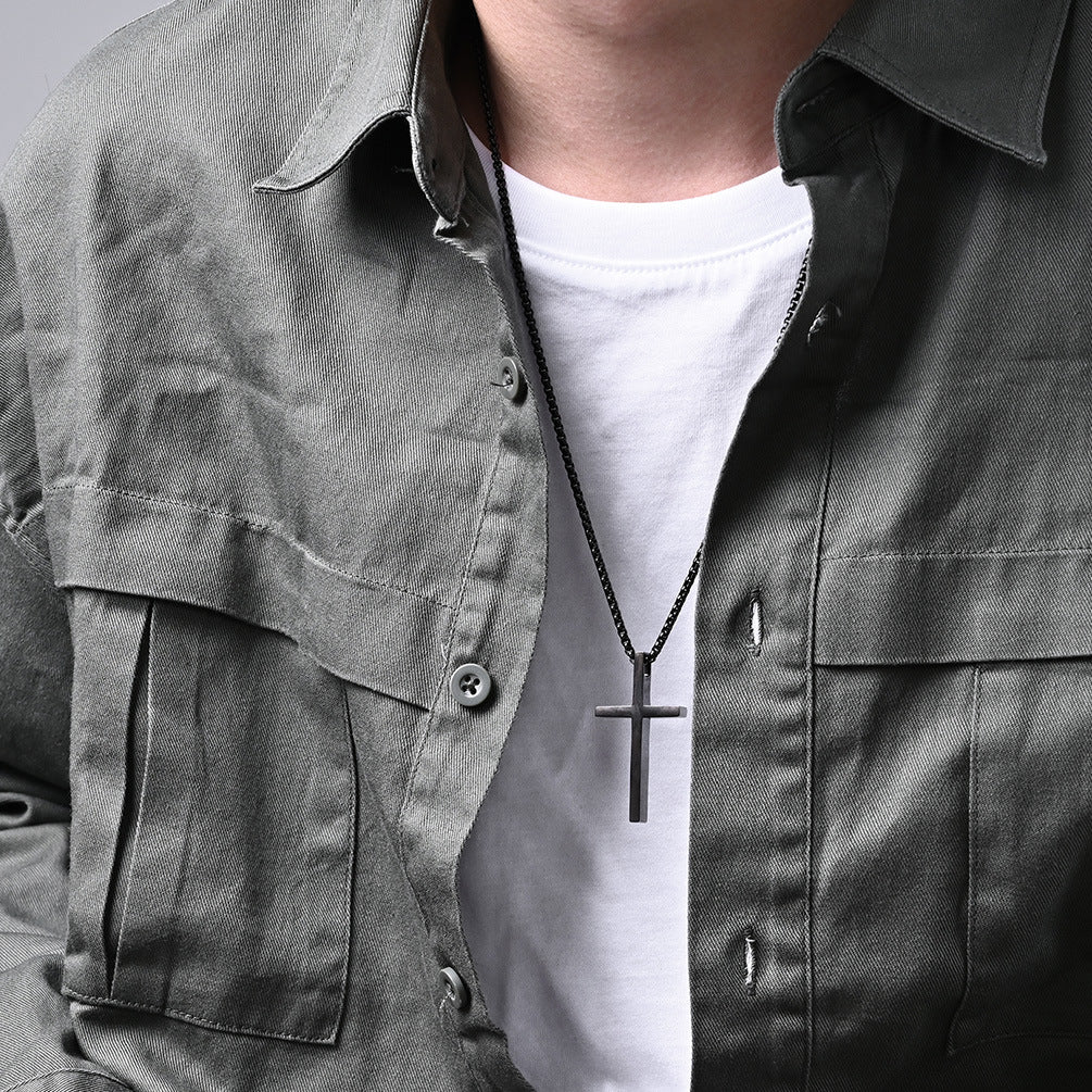 Stainless Steel Cross Necklace