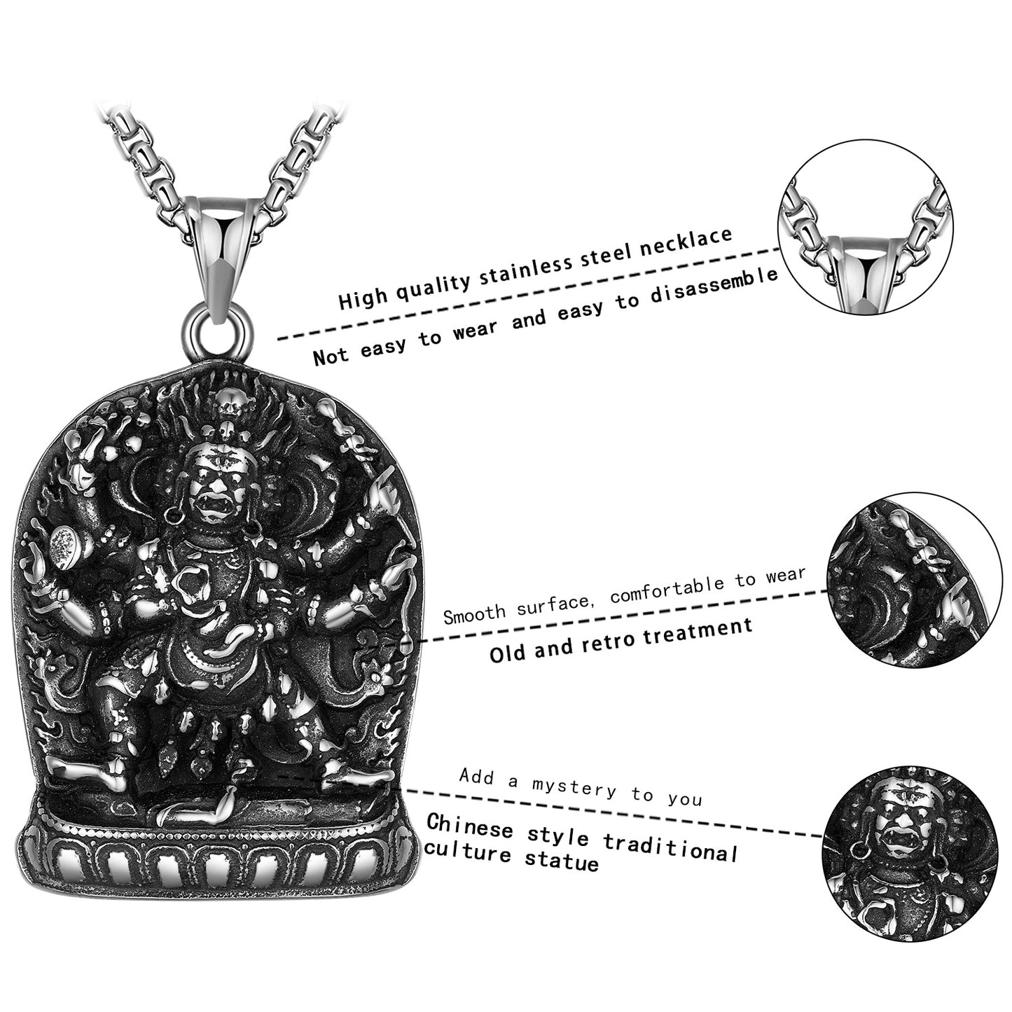 Stainless Steel Necklace – Vintage