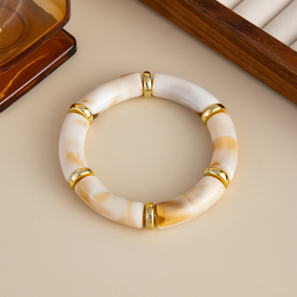 Planderful Leopard Print Elastic Bracelet Women Chic Statement Jewelry Vienna Verve
