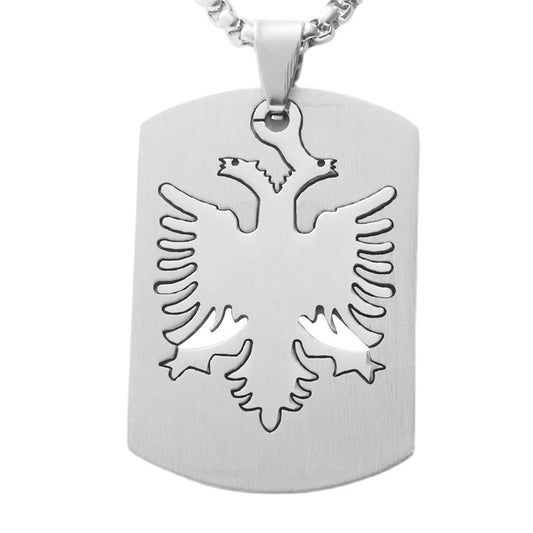 Stylish Personalized Titanium Steel Eagle Pendant Necklace for Men