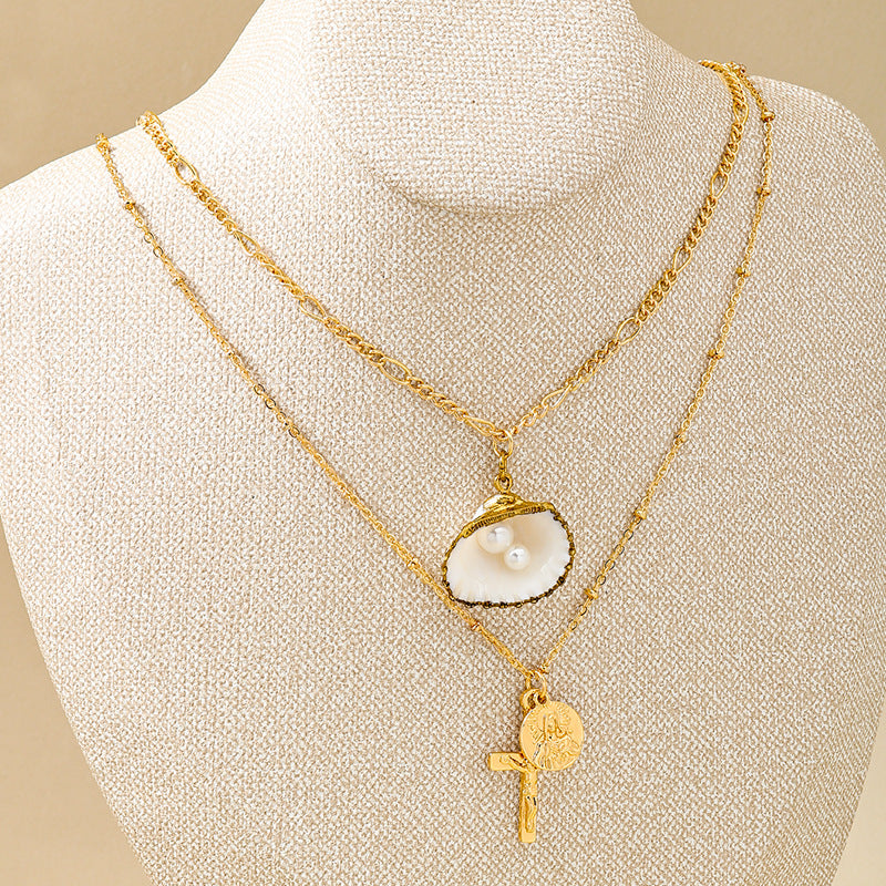 Planderful Vienna Verve Necklace – Fashionable Personalized Ocean Stacked Design