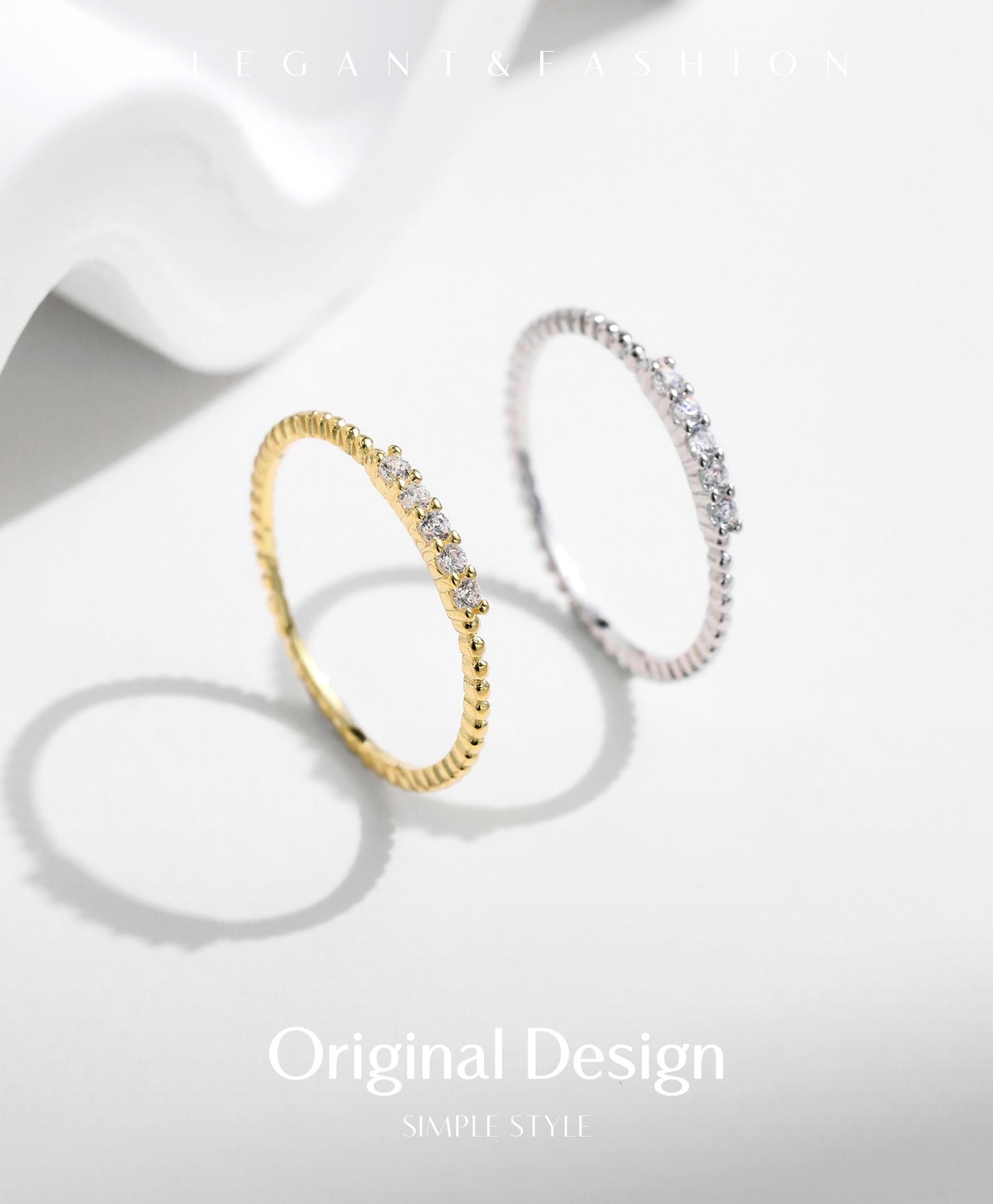 Planderful Moissanite Sparkling Ring – Elegant Business Style with VVS1 Clarity