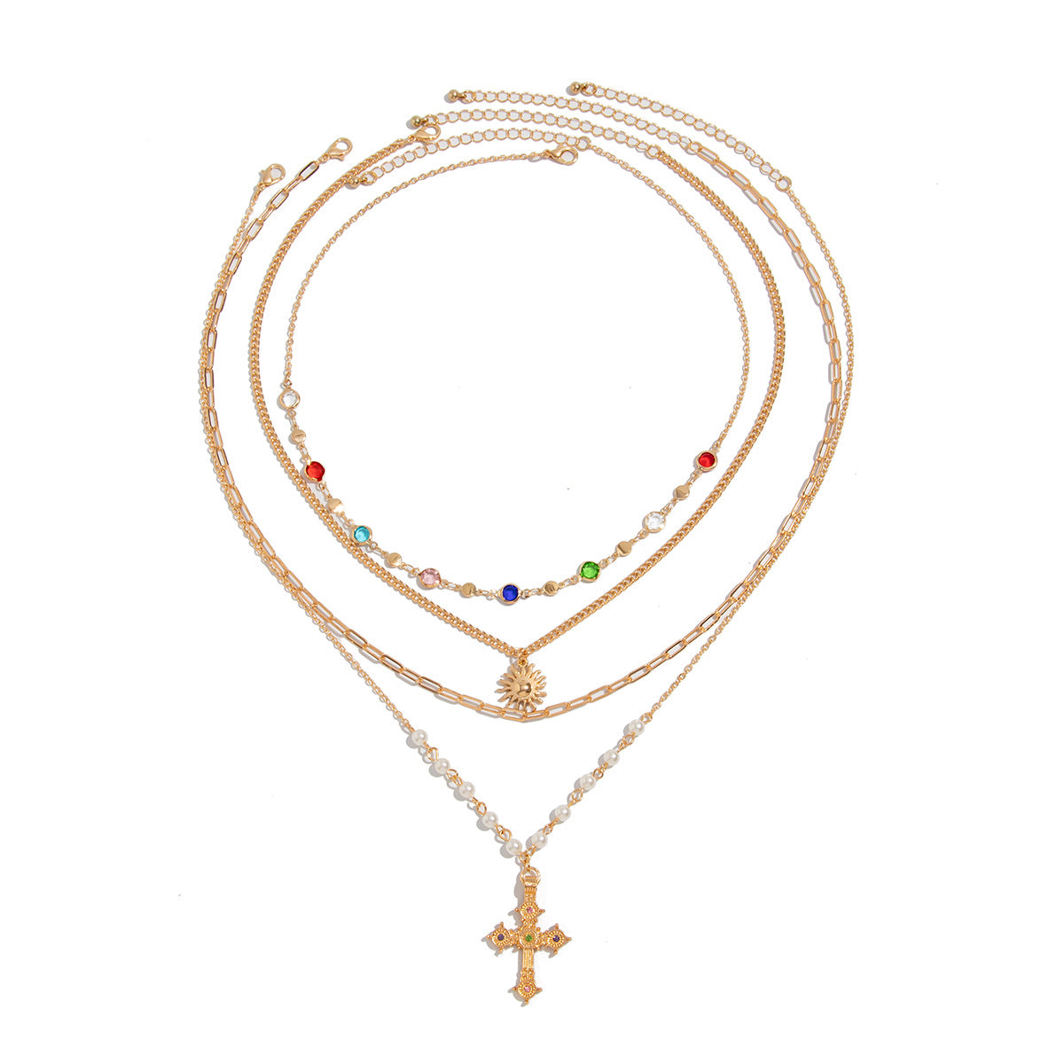 Planderful Vienna Verve Necklace – Retro French Pearl and Zircon Design